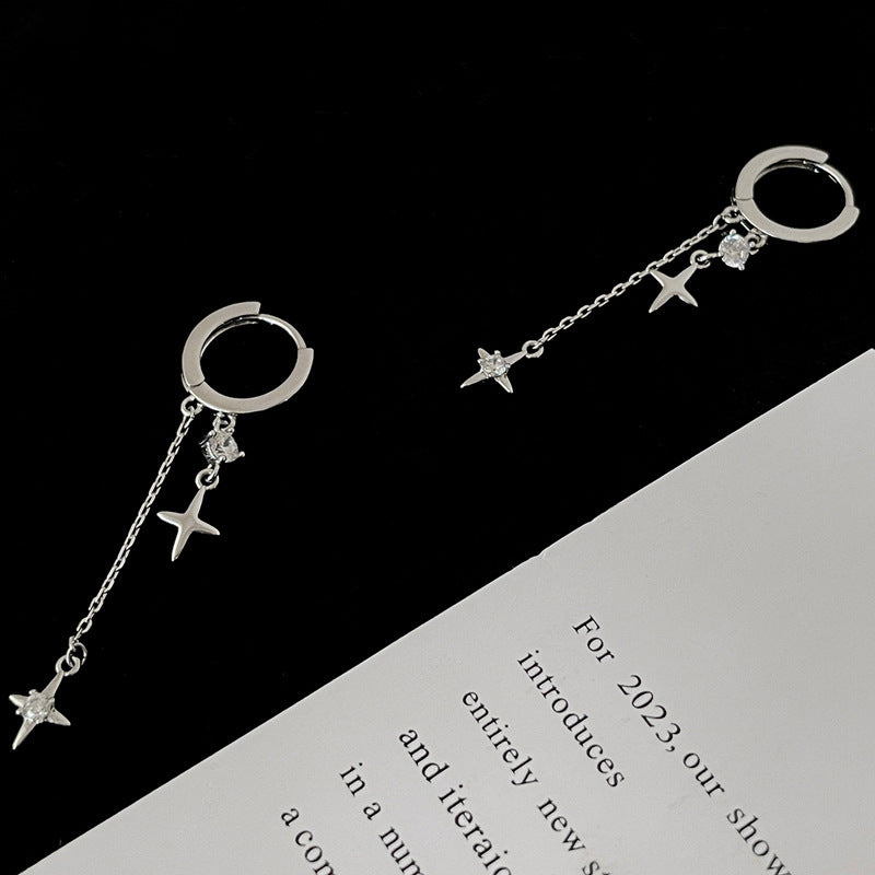 Star chain earrings luxury Fashion