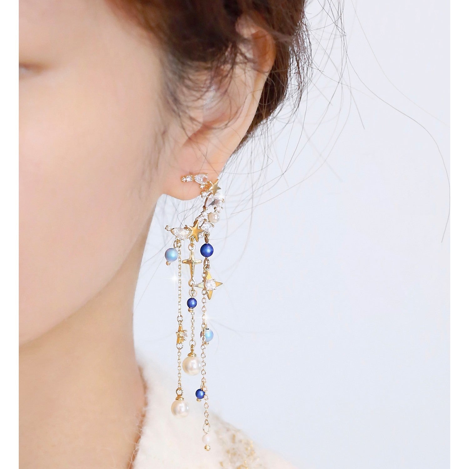 Fairy Long Tassel Thin Effect Eardrops