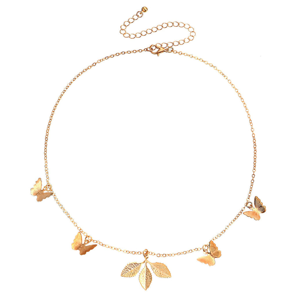 Butterfly Pendant Necklace Women