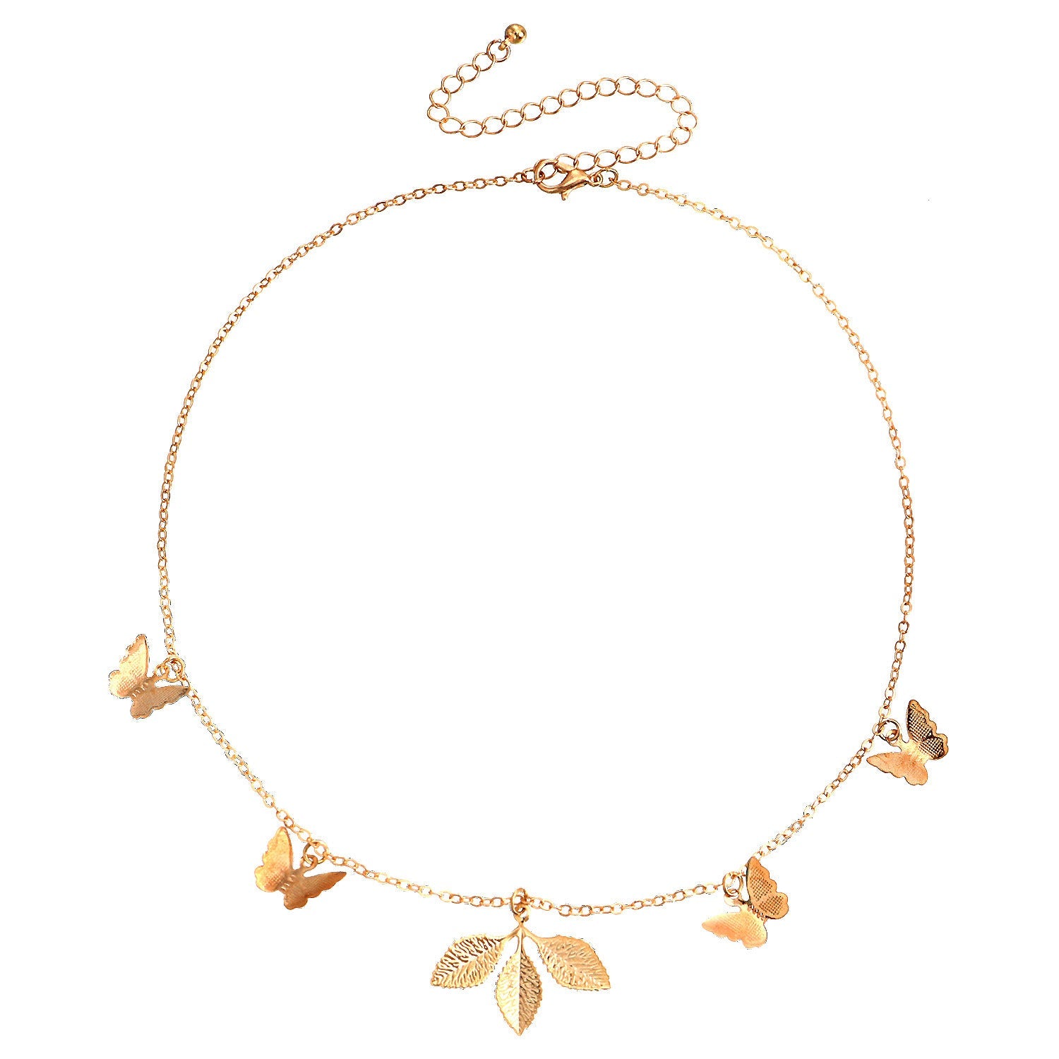 Butterfly Pendant Necklace Women