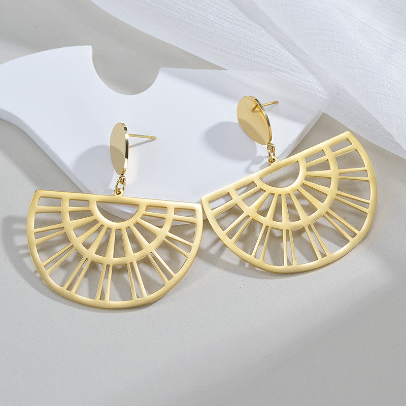 Eye-catching Hollow Eardrops Niche Design Women’s