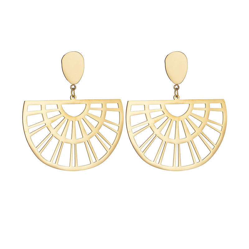 Eye-catching Hollow Eardrops Niche Design Women’s